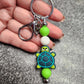Green Plumber Silicone Beaded Pen or Keychain