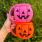 JACK-O-LANTERN ICE CREAM PINT HOLDER- 3D PRINTED