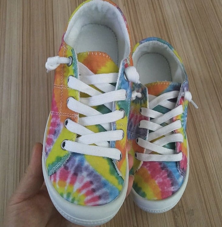 SUMMER SNEAKER - RAINBOW TIE DYE