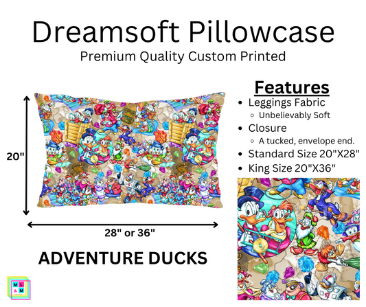 Adventure Ducks Dreamsoft Pillowcase