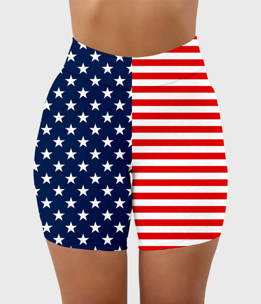 RTS - Flag Biker Shorts