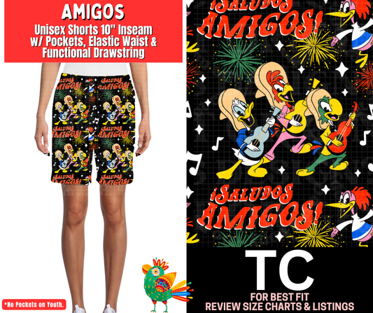 Amigos Unisex Shorts