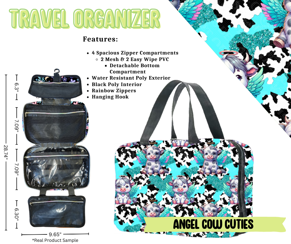 Angel Cow Cuties Travel Organizer