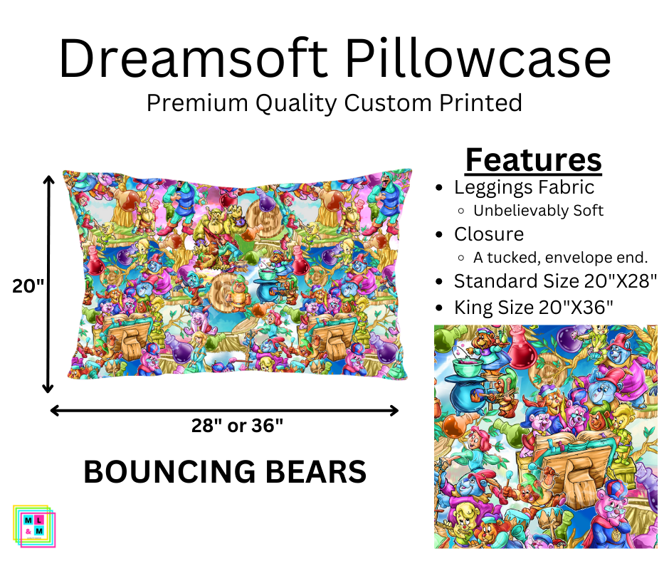 Bouncing Bears Dreamsoft Pillowcase