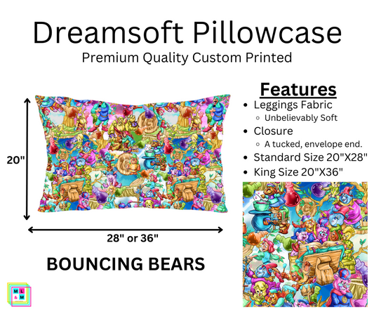 Bouncing Bears Dreamsoft Pillowcase