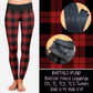 BUFFALO PLAID - BUTTER FLEECE LINED LEGGINGS