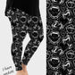 RTS - BW Vampire Fangs Leggings w/ Pockets