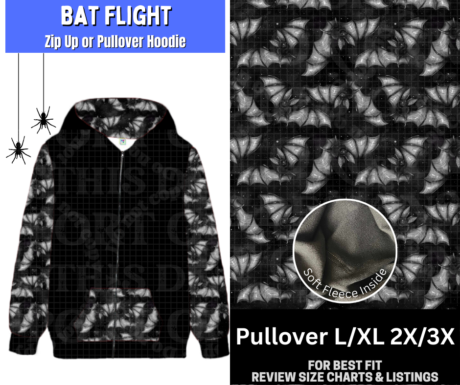 Bat Flight Pullover Hoodie