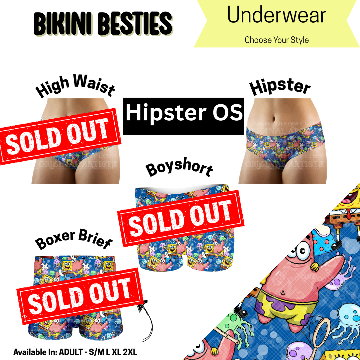 Bikini Besties Hipster Underwear
