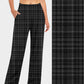 RTS - Black Plaid Lounge Pants