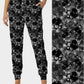 RTS - Black Skulls Joggers