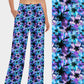 RTS - Blue Abstract Flowers Lounge Pants