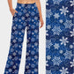 RTS - Blue Snowflake Swirl Lounge Pants