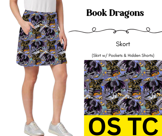 Book Dragons Skort