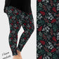 RTS - Botanical Holiday Leggings w/ Pockets
