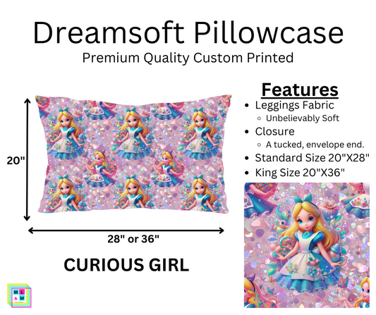 Curious Girl Dreamsoft Pillowcase