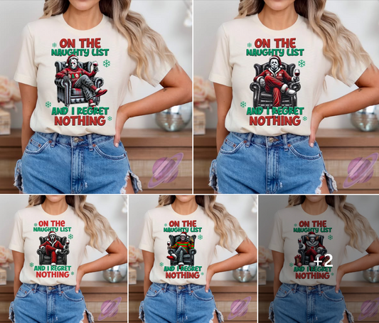 NAUGHTY LIST HORROR TEE COLLECTION