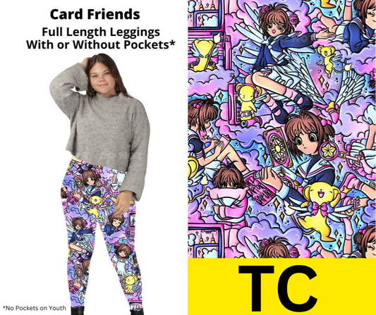 Card Friends Full Length Leggings w/ Pockets