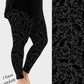 RTS - Cat Damask Leggings w/ Pockets
