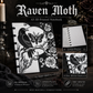 RAVEN MOTH- 3D PRINTED REFILLABLE NOTEBOOK