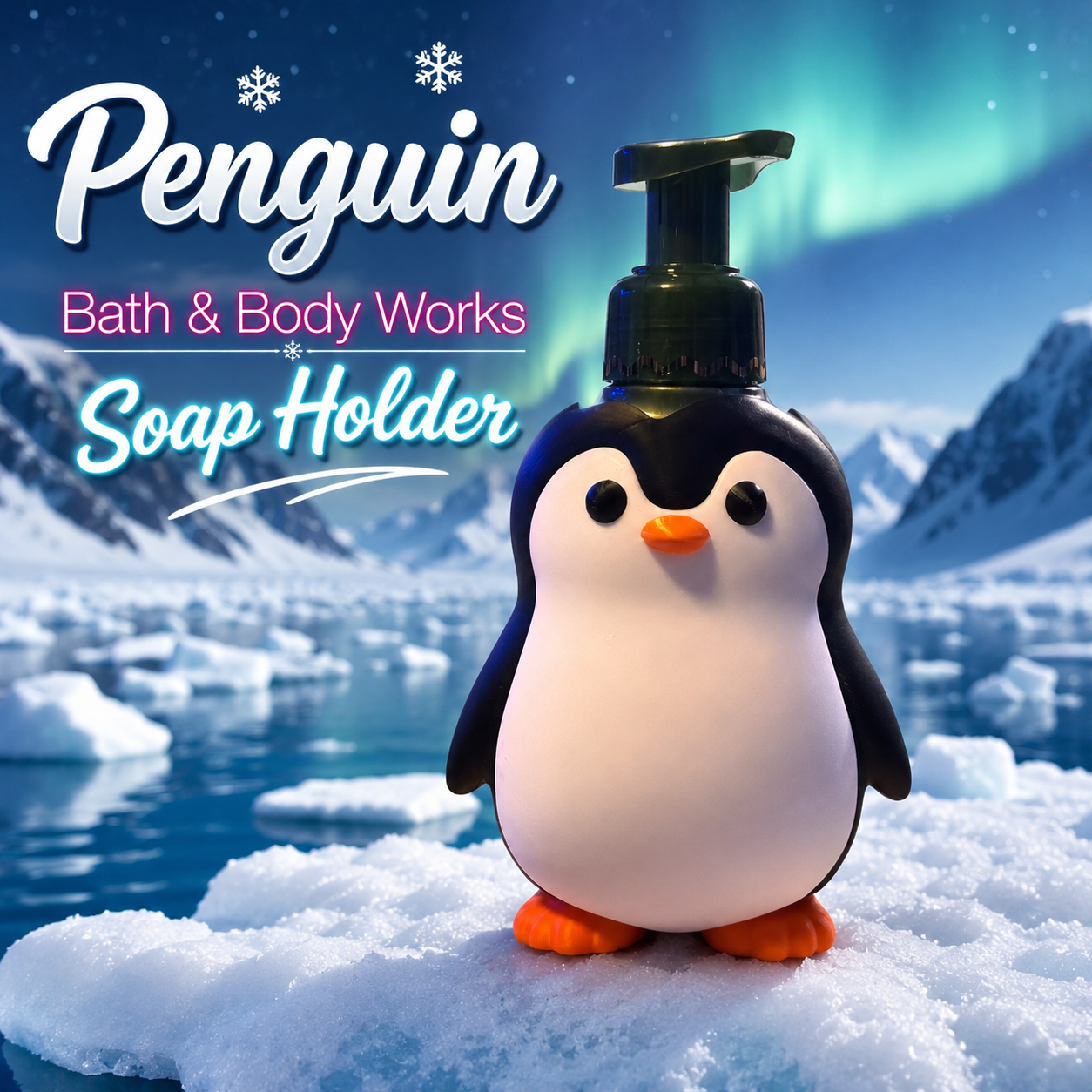 PENGUIN SOAP HOLDER- 3D PRINTED