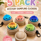 5 PACK MYSTERY FIDGET CLICKER DUMPLING KEYCHAINS- 3D PRINTED