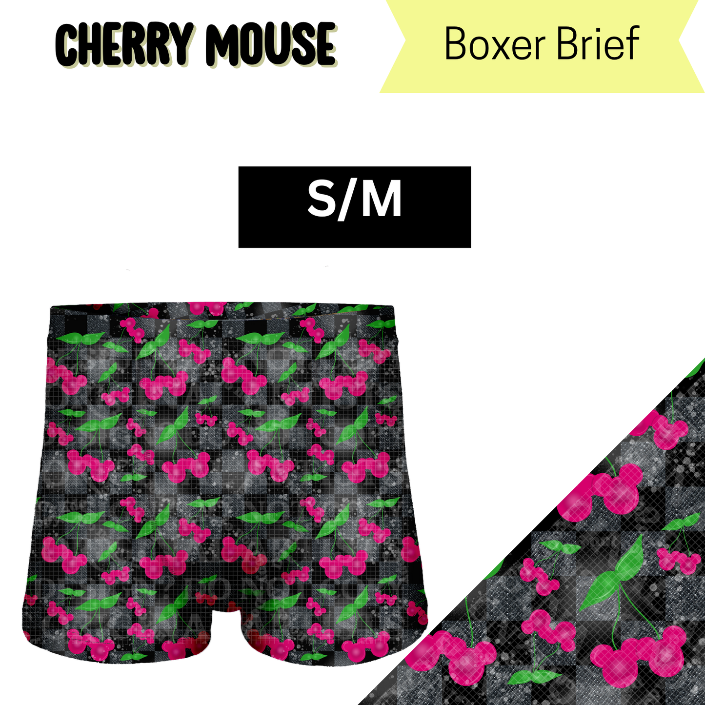 Cherry Mouse Boxer Briefs