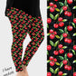 RTS - Cherry Leggings w/ Pockets
