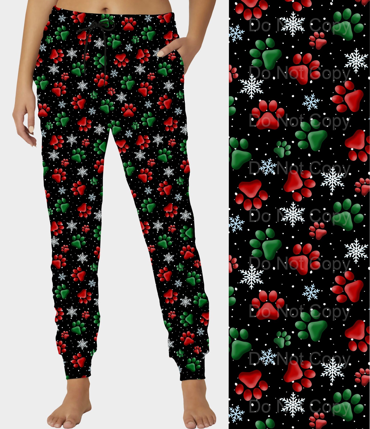 RTS - Christmas Paws Joggers