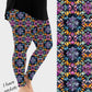 RTS - Colorful Mandala Leggings w/ Pockets