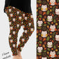 RTS - Cute Autumn Owls Leggings w/ Pockets