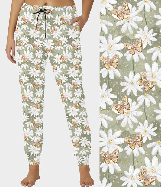 RTS - Daisy Butterfly Joggers