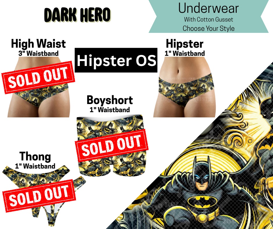 Dark Hero Hipster Underwear