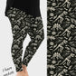 RTS - Dinosaur Skeleton Leggings w/ Pockets