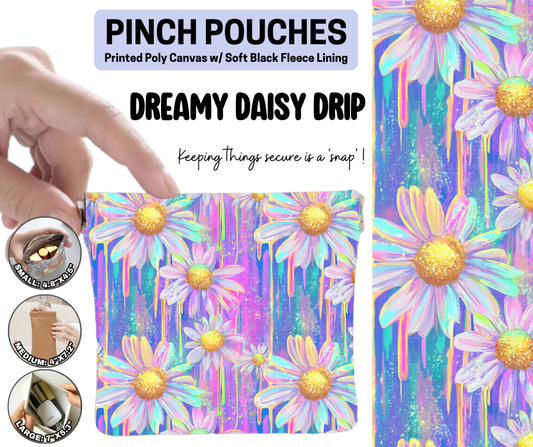Dreamy Daisy Drip Pinch Pouches