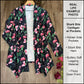 RTS - Mosaic Lilies Cardigan w/ Pockets