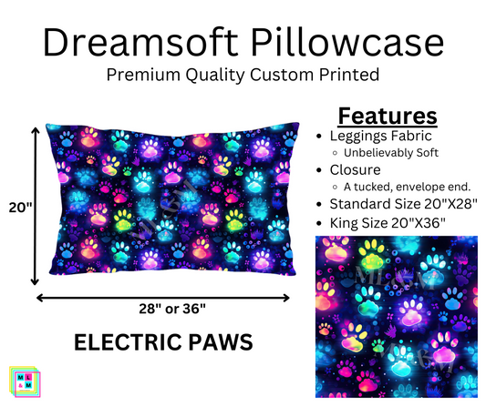 Electric Paws Dreamsoft Pillowcase