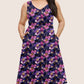 RTS - Elegant Floral Pocket Dress