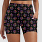 RTS - Embroidered Paws Biker Shorts w/ Pockets
