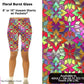 Floral Burst Glass Shorts w/ Pockets