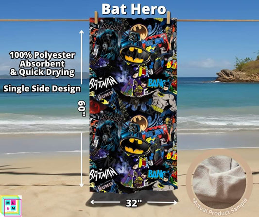 Bat Hero Towel
