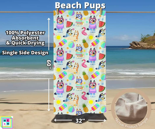 Beach Pups Towel