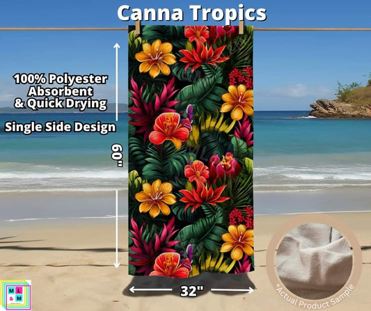 Canna Tropics Towel