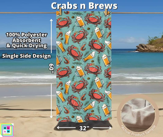 Crabs n Brews Towel