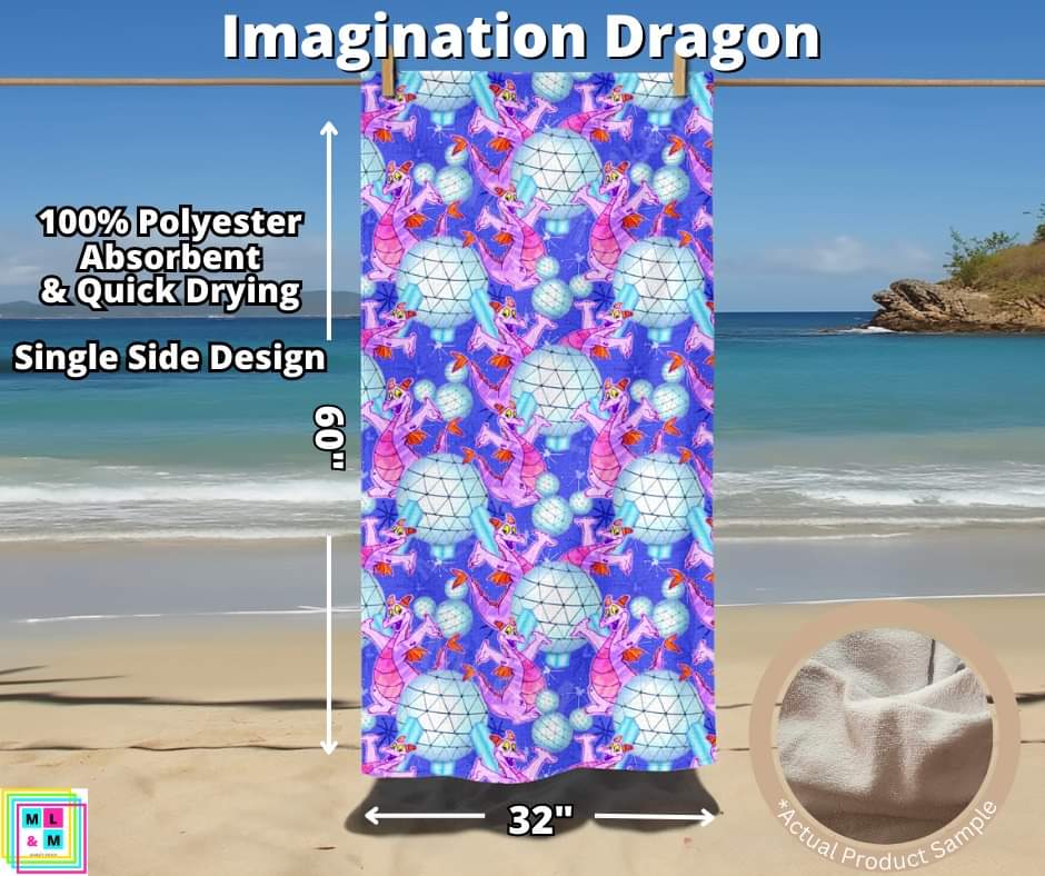 Imagination Dragon Towel