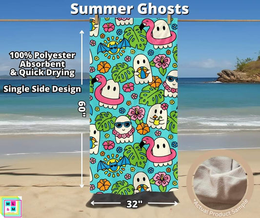 Summer Ghosts Towel