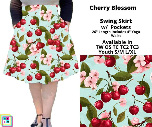 Cherry Blossom Swing Skirt