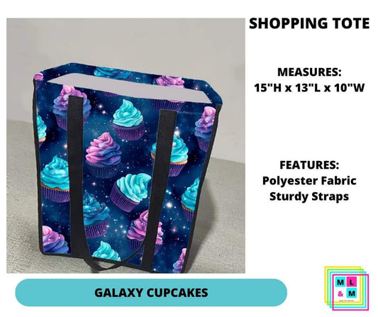 Galaxy Cupcakes Shopping Tote