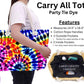 Party Tie Dye Carry All Tote w/ Zipper