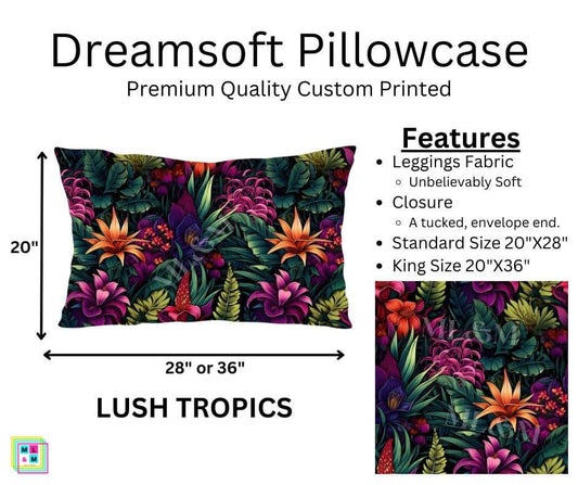 Lush Tropics Dreamsoft Pillowcase